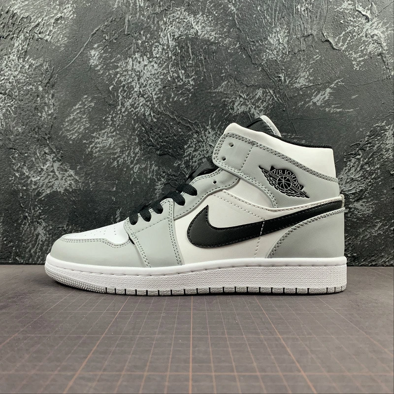 AIR JORDAN 1 MID "LIGHT SMOKE GREY" 554724-092