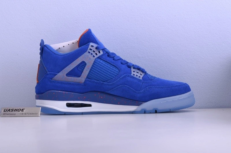AIR JORDAN 4 RETRO GAME ROYAL UN1 ORANGE WHITE 103211