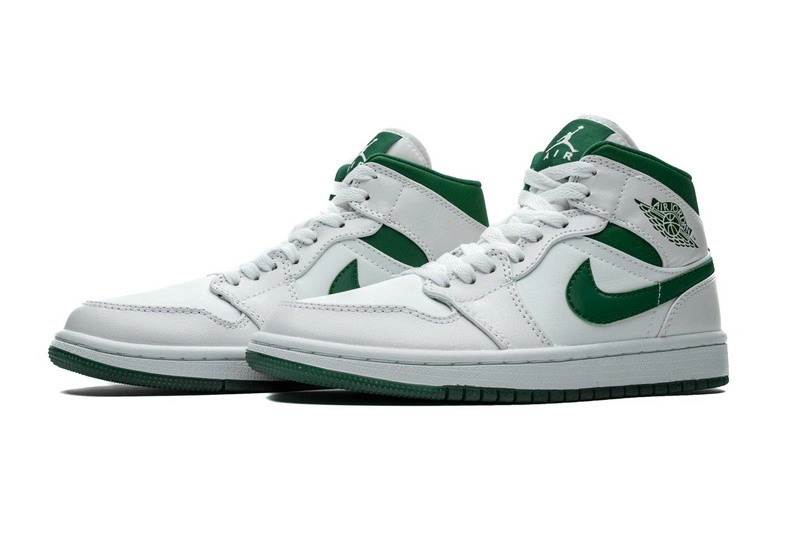 AIR Jordan 1 Mid White Mystic Green  CD6759-103