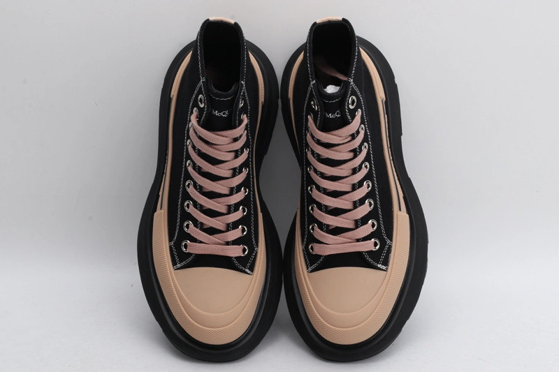 ALEX MCQ TREAD SLICK BOOT IN BLACK BLACK & BROWN
