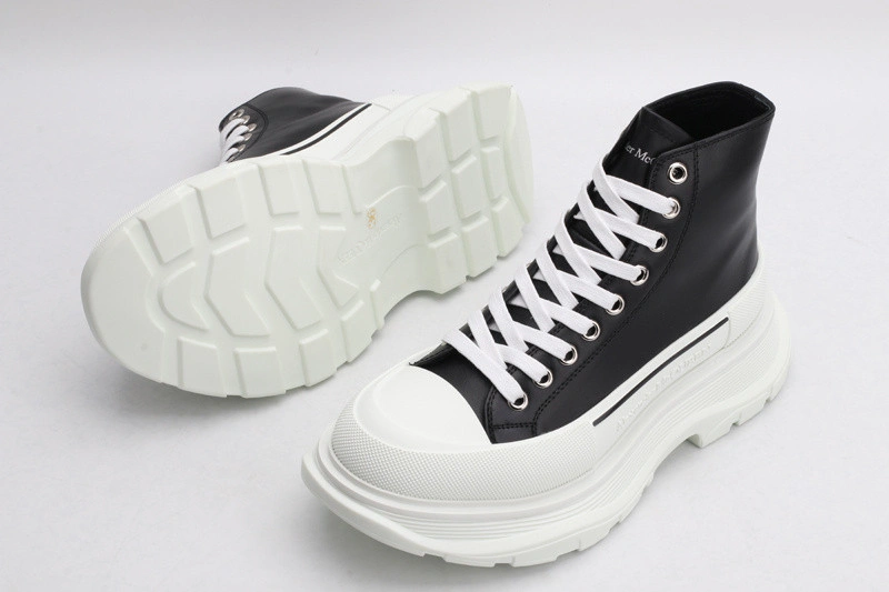 ALEX MCQ TREAD SLICK BOOT IN BLACK P