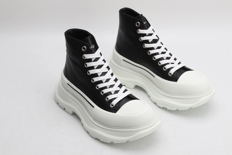 ALEX MCQ TREAD SLICK BOOT IN BLACK P