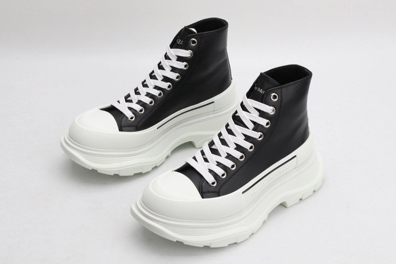ALEX MCQ TREAD SLICK BOOT IN BLACK P
