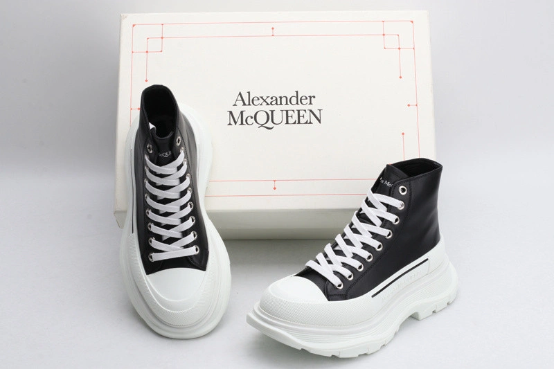 ALEX MCQ TREAD SLICK BOOT IN BLACK P