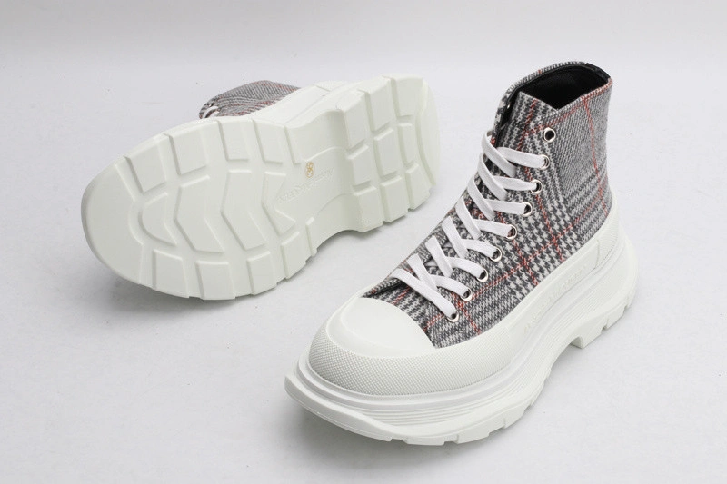 ALEX MCQ TREAD SLICK BOOT IN PLAID
