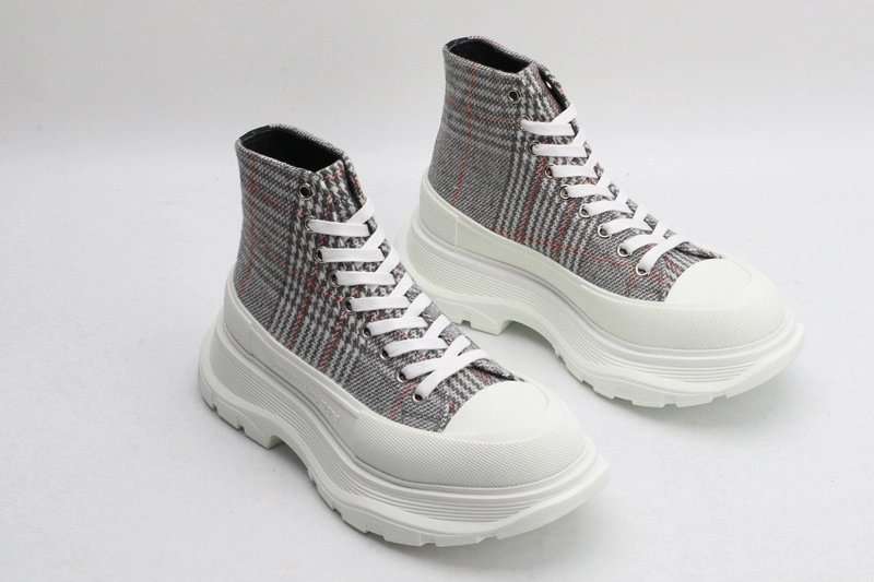 ALEX MCQ TREAD SLICK BOOT IN PLAID