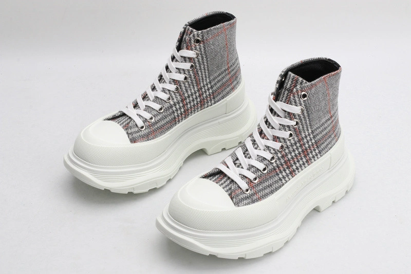 ALEX MCQ TREAD SLICK BOOT IN PLAID