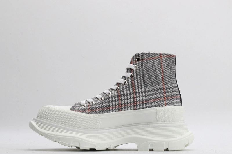 ALEX MCQ TREAD SLICK BOOT IN PLAID
