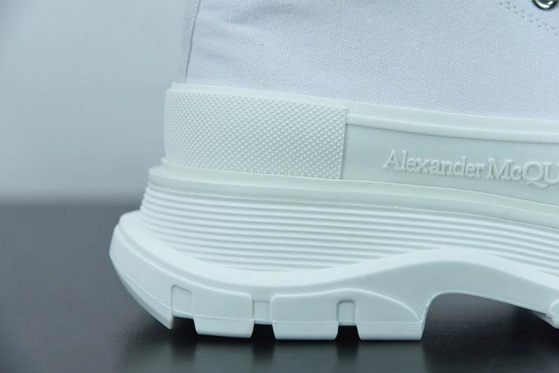 ALEX MCQ TREAD SLICK BOOT IN WHITE