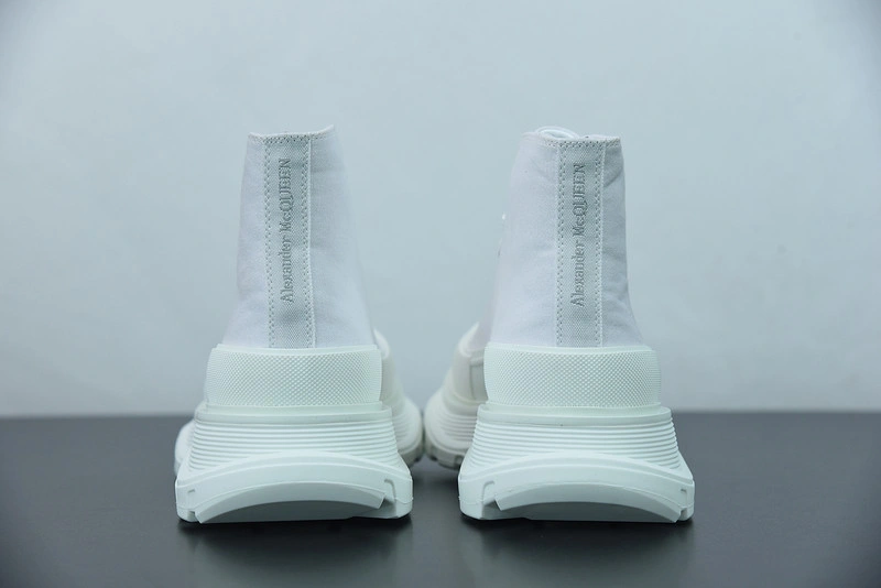 ALEX MCQ TREAD SLICK BOOT IN WHITE
