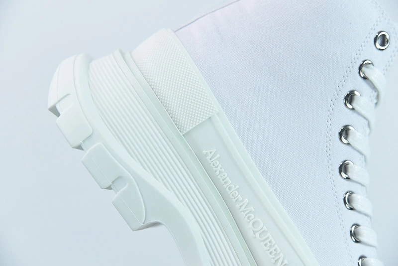 ALEX MCQ TREAD SLICK BOOT IN WHITE