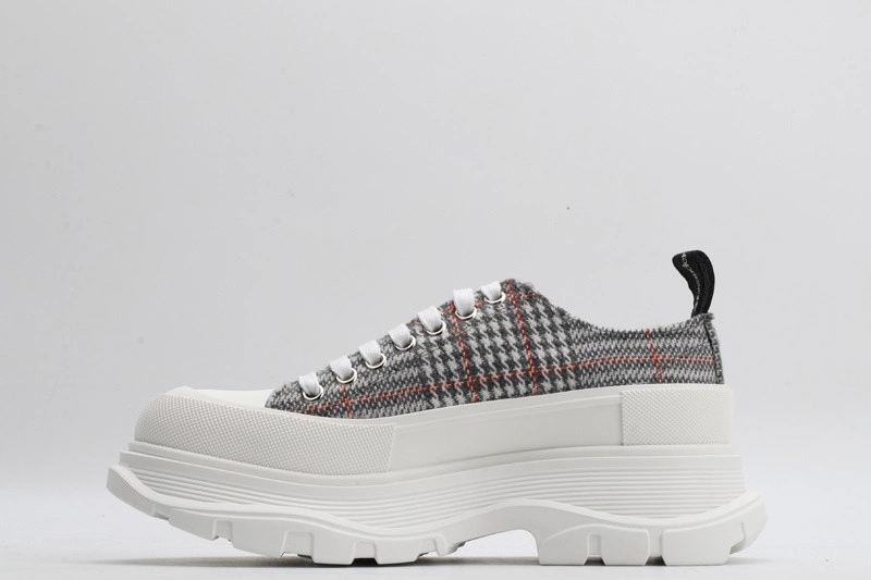 ALEX MCQ TREAD SLICK LACE UP IN  PLAID