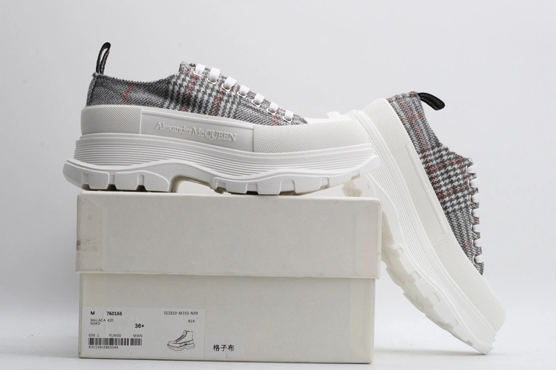 ALEX MCQ TREAD SLICK LACE UP IN  PLAID