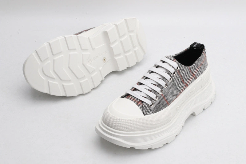 ALEX MCQ TREAD SLICK LACE UP IN  PLAID
