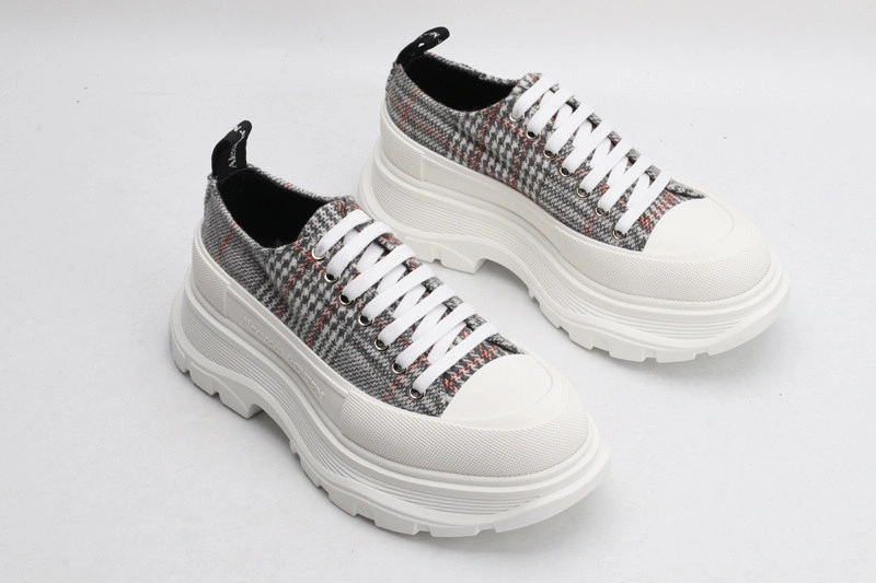 ALEX MCQ TREAD SLICK LACE UP IN  PLAID