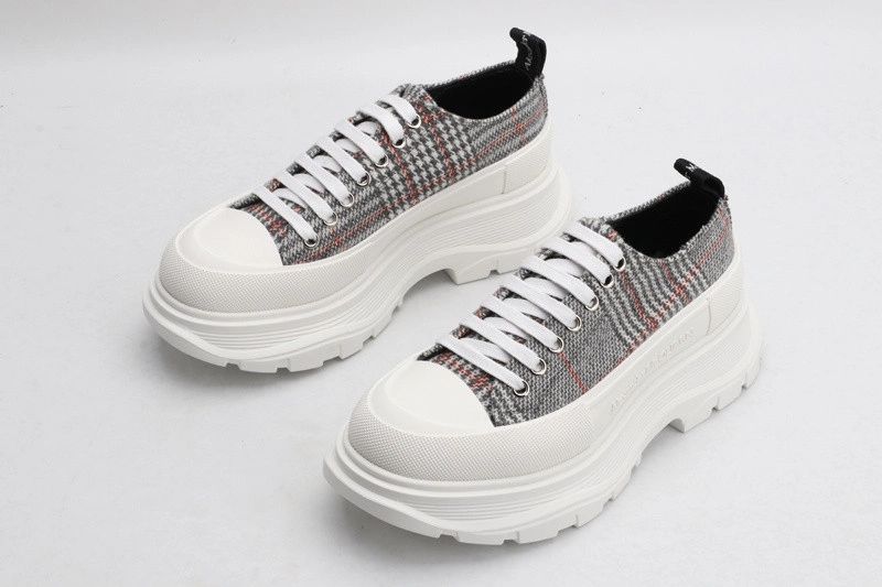 ALEX MCQ TREAD SLICK LACE UP IN  PLAID
