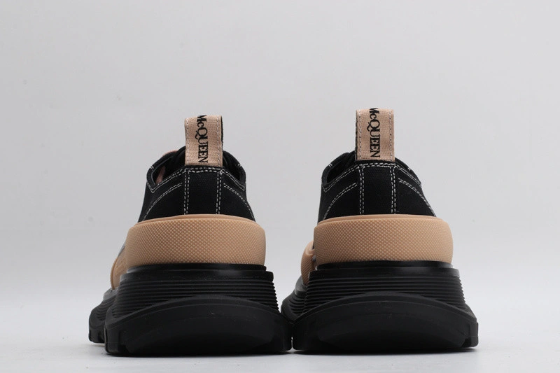 ALEX MCQ TREAD SLICK LACE UP IN BLACK & BROWN