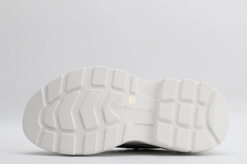 ALEX MCQ TREAD SLICK LACE UP IN black