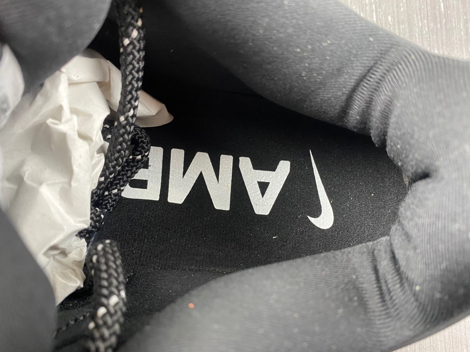 AMBUSH x Nike Air More Uptempo Low “Black White”  FB1299-001