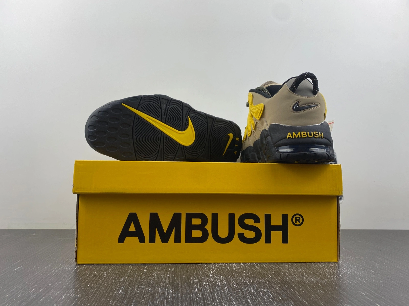 AMBUSH x Nike Air More Uptempo Low “Limestone”  FB1299-200