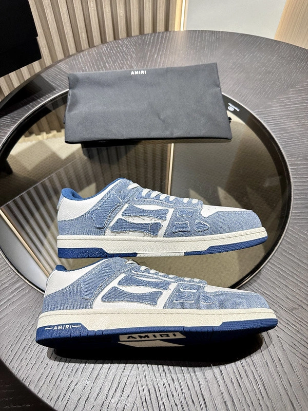 AMIRI SKEL TOP LEATHER SNEAKERS