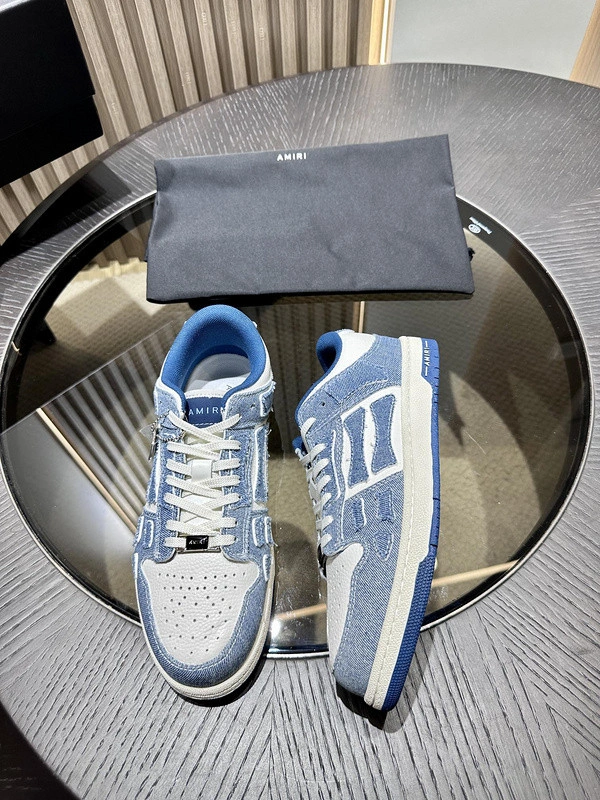 AMIRI SKEL TOP LEATHER SNEAKERS