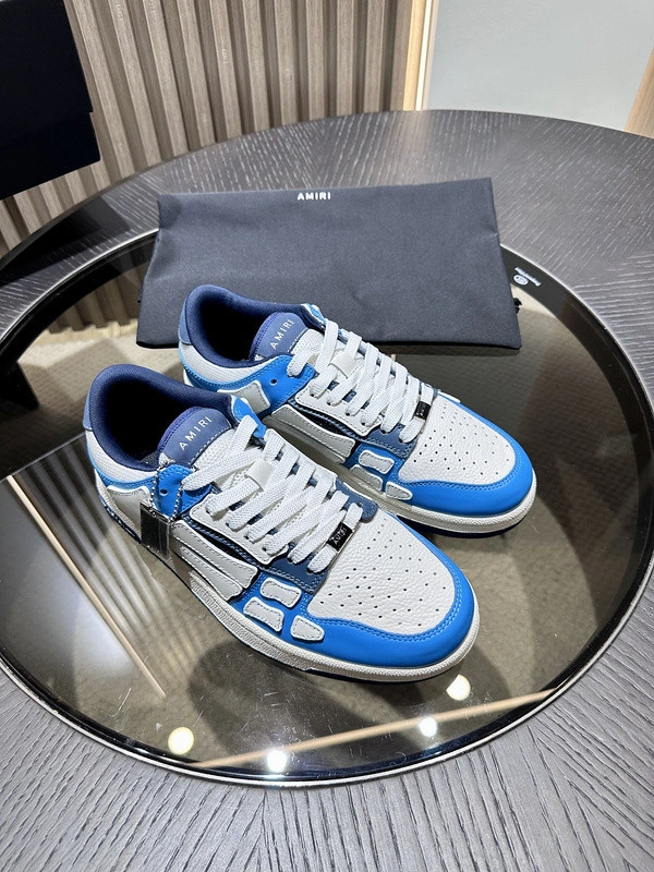 AMIRI SKEL TOP LEATHER SNEAKERS