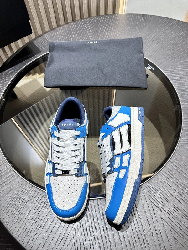 AMIRI SKEL TOP LEATHER SNEAKERS
