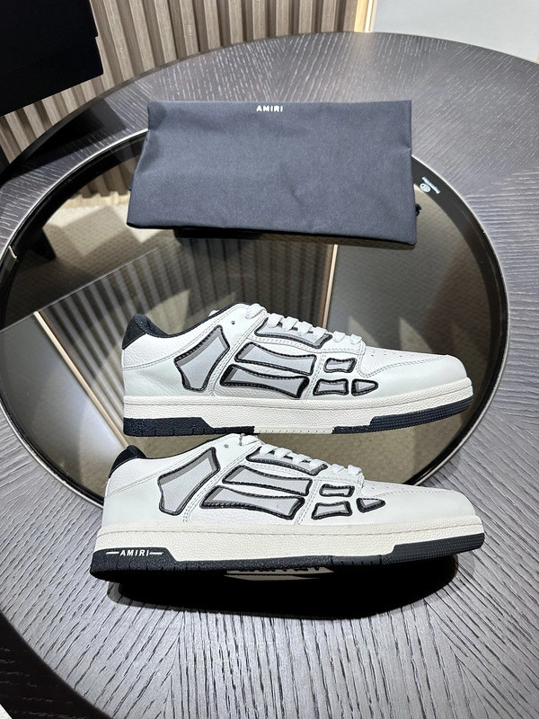 AMIRI SKEL TOP LEATHER SNEAKERS
