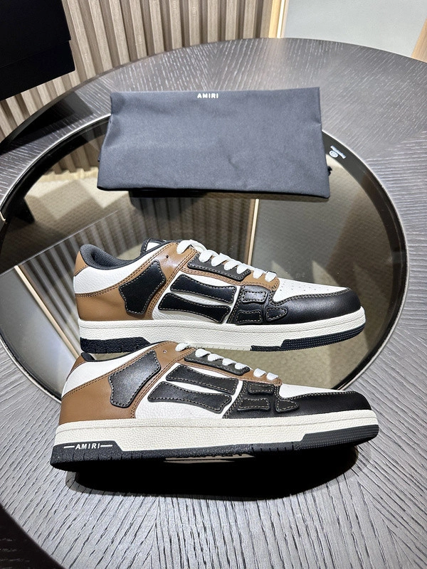 AMIRI SKEL TOP LEATHER SNEAKERS