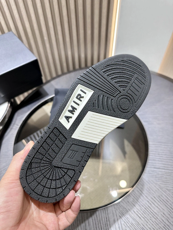 AMIRI SKEL TOP LEATHER SNEAKERS