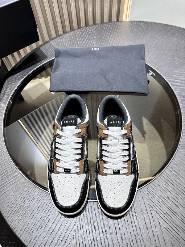 AMIRI SKEL TOP LEATHER SNEAKERS