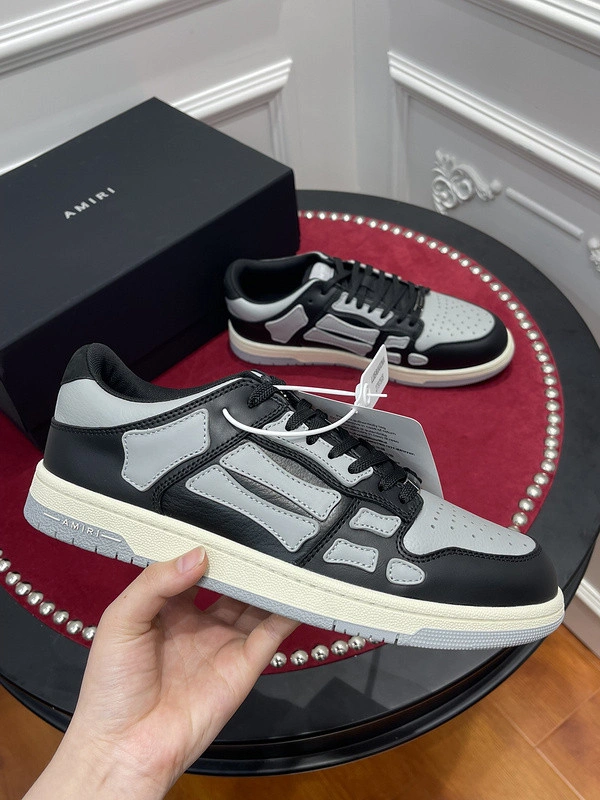 AMIRI Skel Top Leather Sneakers
