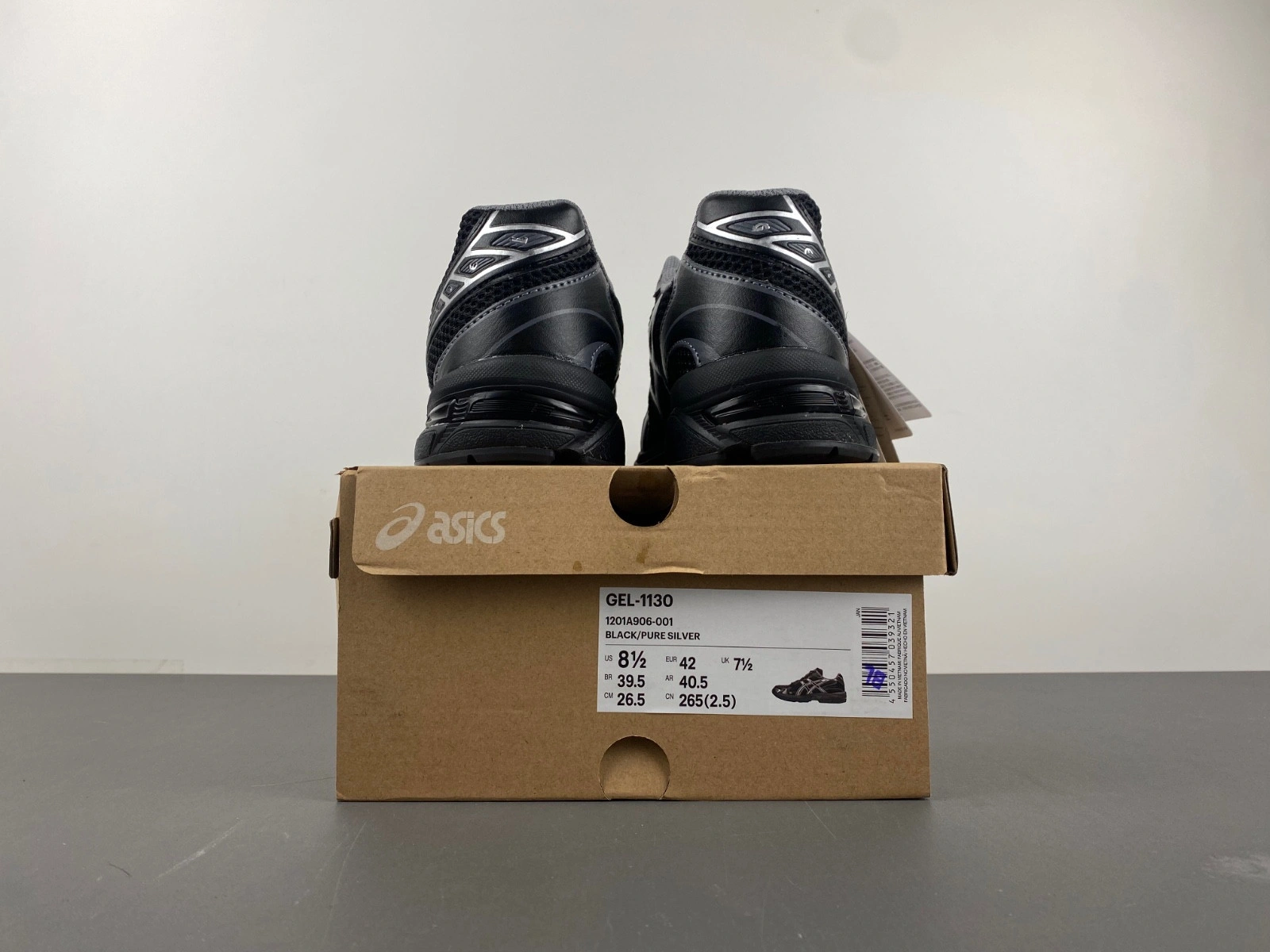 ASICS Gel-1130 Black Pure Silver Men's  1201A906-001