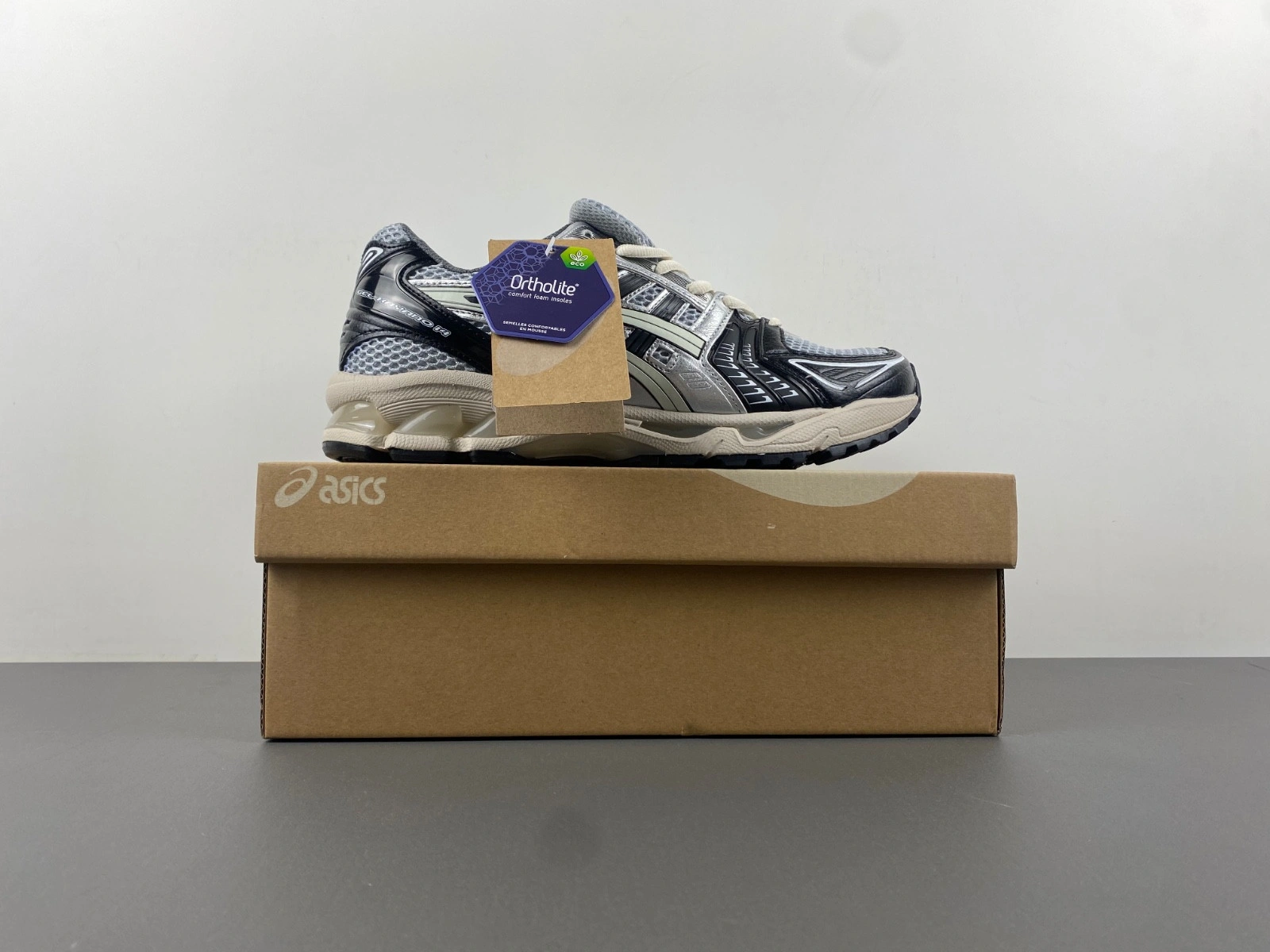 ASICS Gel-Kayano 14 Black Glacier Grey Silver Men's 1201A935-001