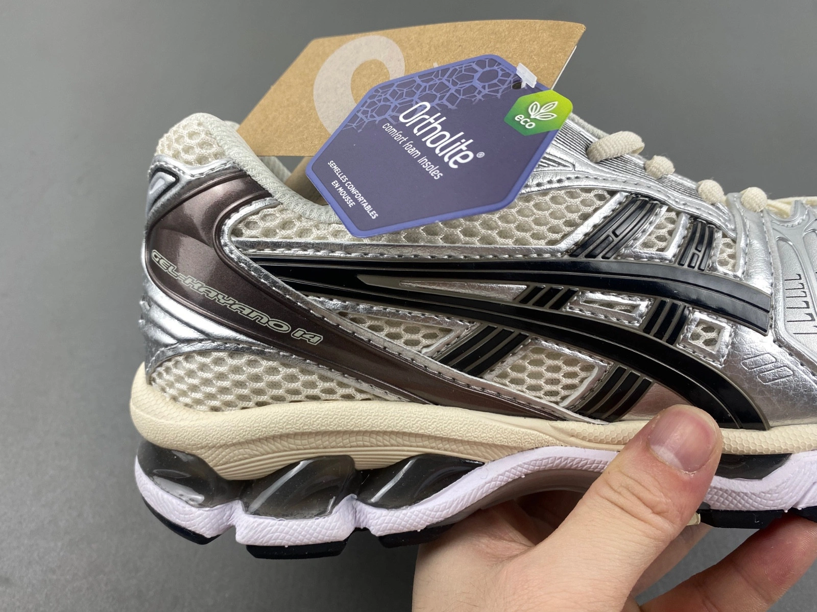 ASICS Gel-Kayano 14 Cream Black Metallic Plum 1201A019‑108