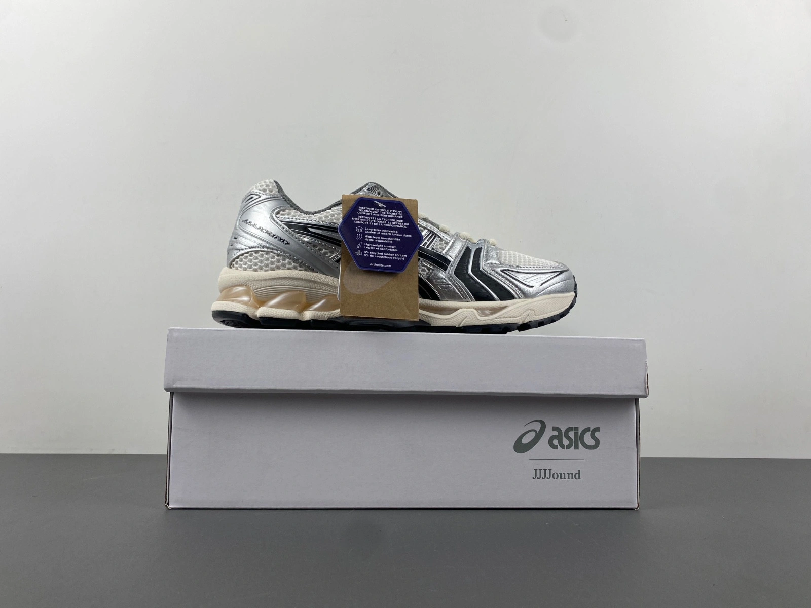 ASICS Gel-Kayano 14 JJJJound Silver Black  1201A457 101
