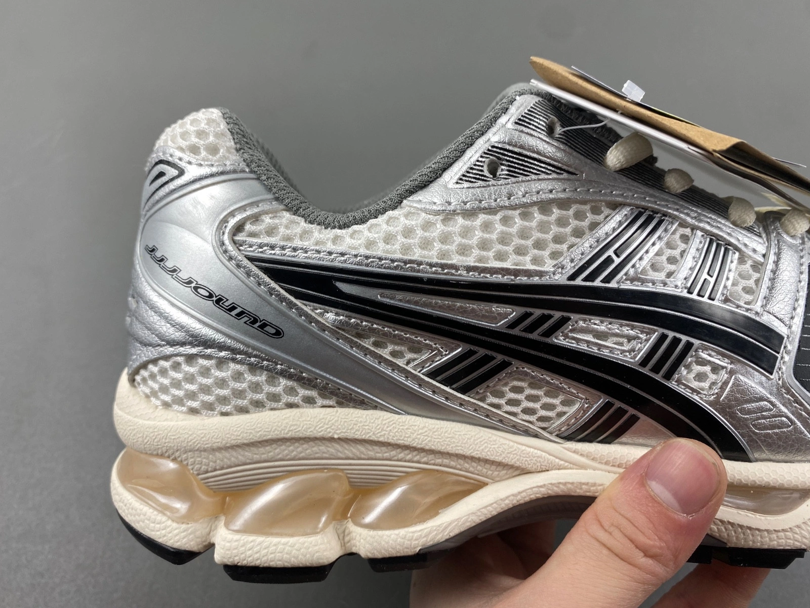ASICS Gel-Kayano 14 JJJJound Silver Black  1201A457 101