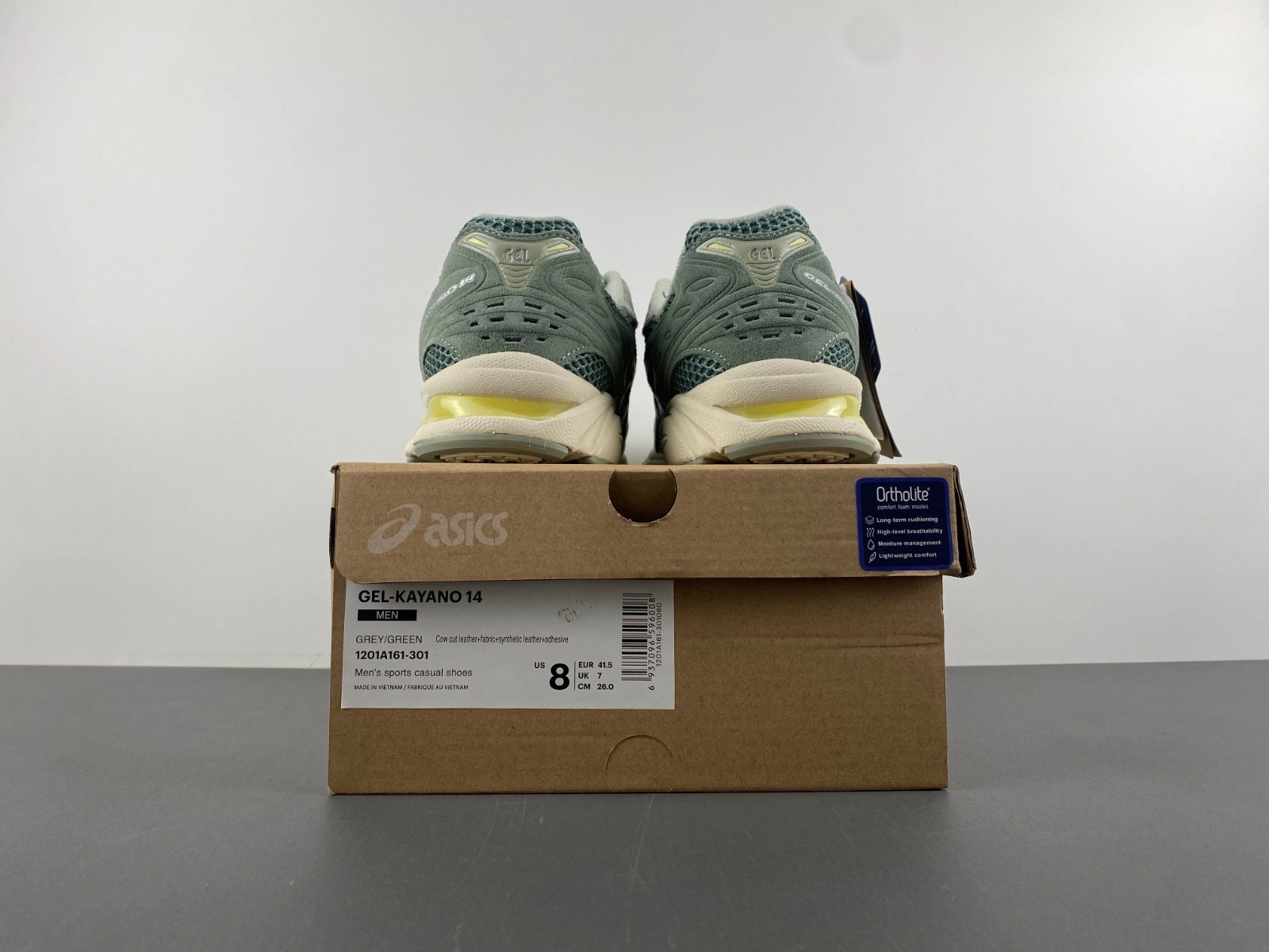 ASICS Gel Kayano 14 'Olive Grey Pure Silver' 1201A161-301