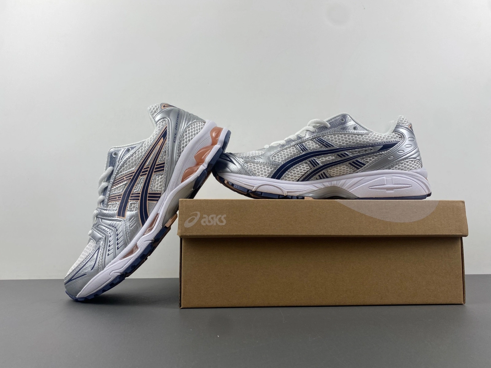 ASICS Gel Kayano 14 White Thunder Blue Women 1202A056-103