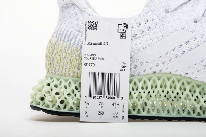 Adidas Futurecraft 4D White Ash Green   BD7701