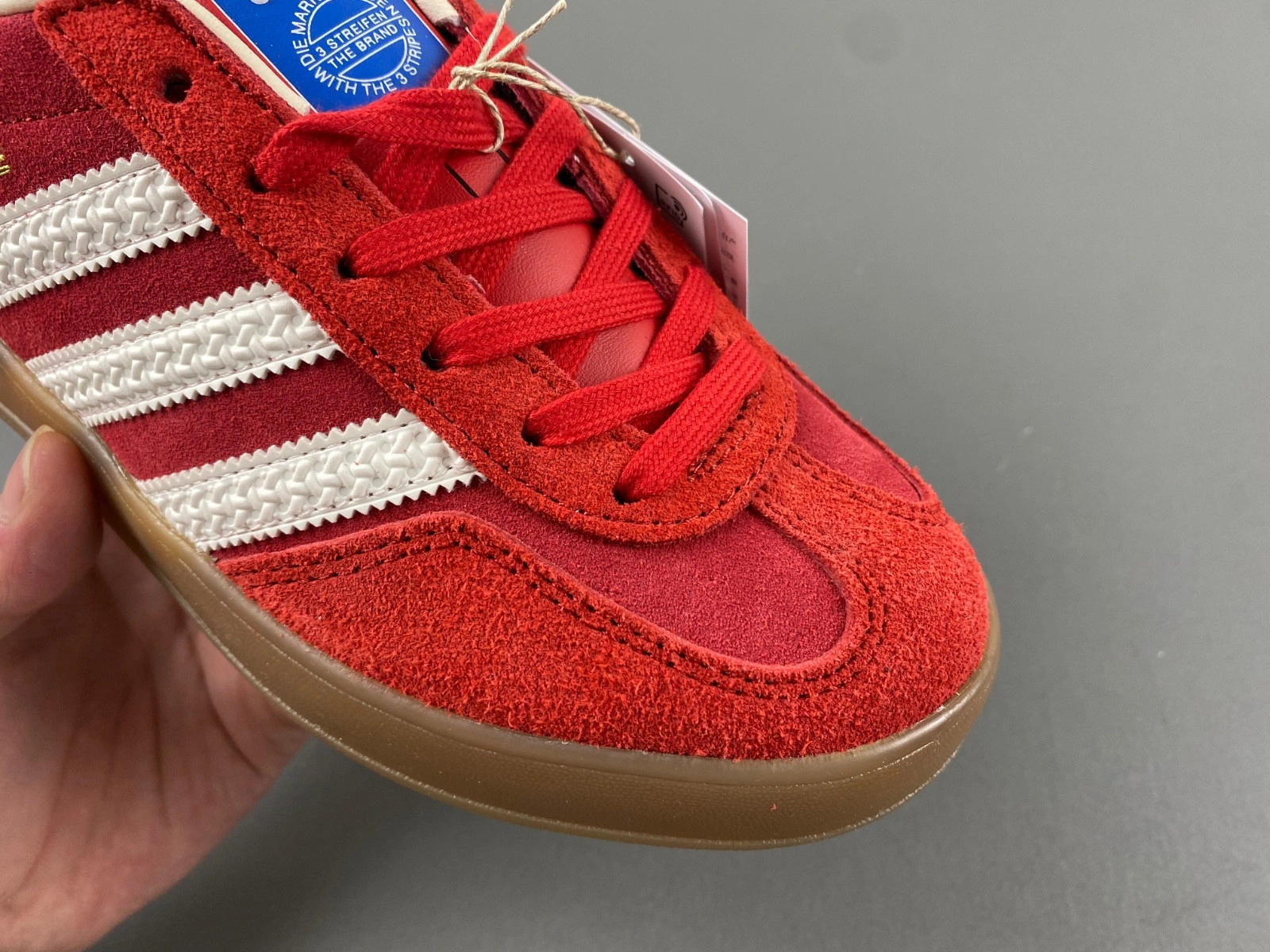Adidas Gazelle Indoor Scarlet Cloud White H06261