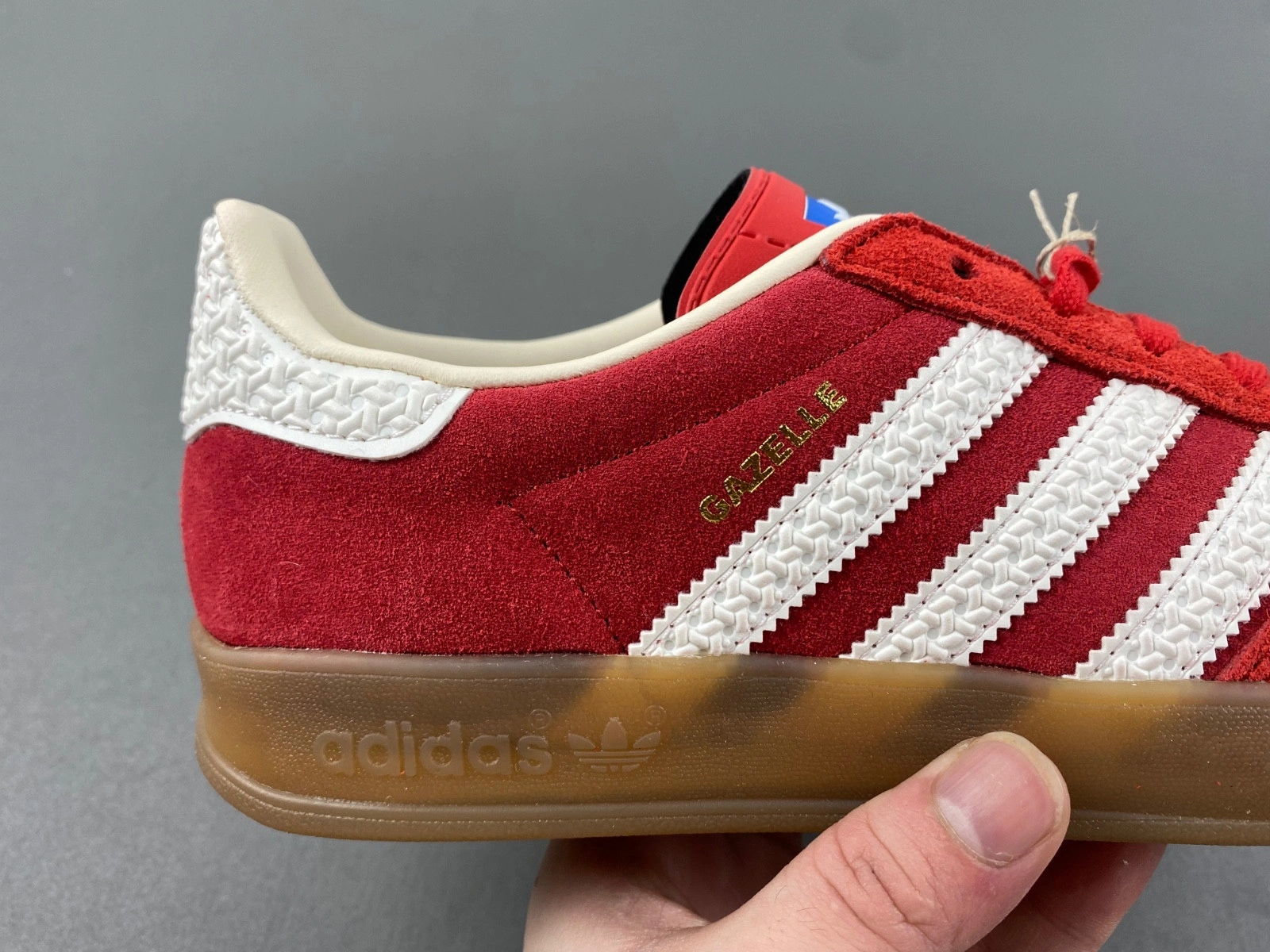 Adidas Gazelle Indoor Scarlet Cloud White H06261