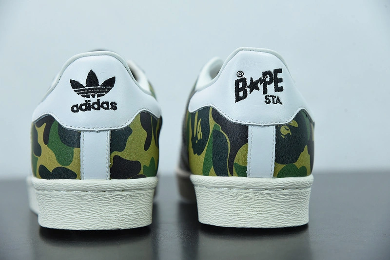 Adidas x Bape Superstar 80s Camo Green GZ8981