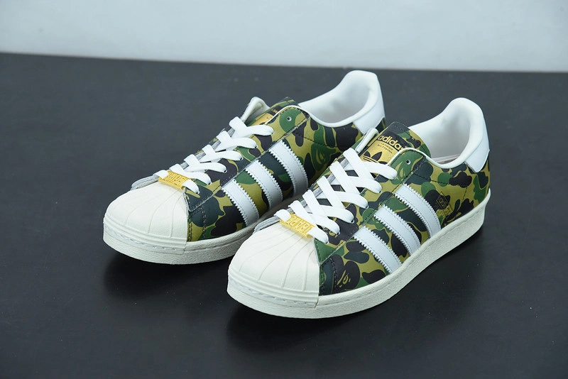 Adidas x Bape Superstar 80s Camo Green GZ8981