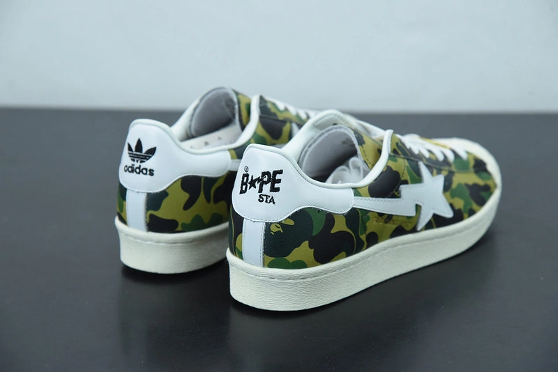 Adidas x Bape Superstar 80s Camo Green GZ8981