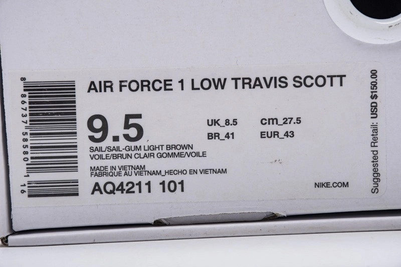 Air Force 1 Low Travis Scott Sail AQ4211-101