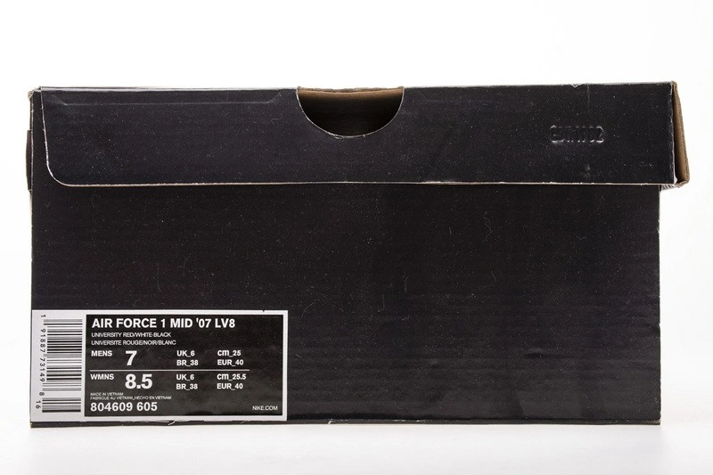 Air Force 1 Mid Utility University Red  804609-605