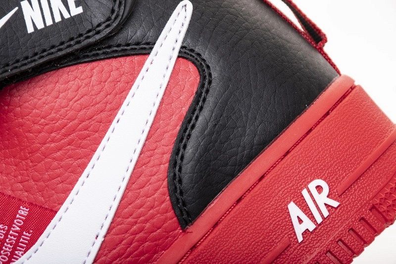 Air Force 1 Mid Utility University Red  804609-605