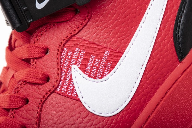 Air Force 1 Mid Utility University Red  804609-605